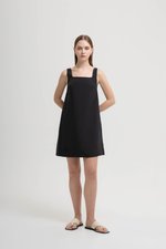 TASYA SHIFT LINEN MINI DRESS