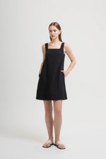 TASYA SHIFT LINEN MINI DRESS