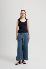 VALERIN SWEET HEART RUCHED TOP