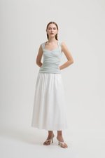 VALERIN SWEET HEART RUCHED TOP