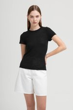 LEONE CREW NECK KNIT TOP