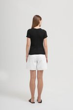 LEONE CREW NECK KNIT TOP