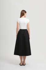 WENDIE FLARE MIDI SKIRT