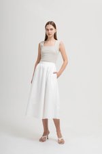 WENDIE FLARE MIDI SKIRT