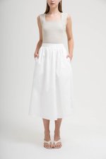 WENDIE FLARE MIDI SKIRT