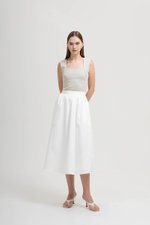 WENDIE FLARE MIDI SKIRT