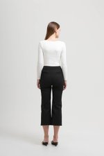 LEONA HIGH WAISTED CROPPED PANTS