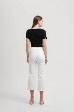 LEONA HIGH WAISTED CROPPED PANTS