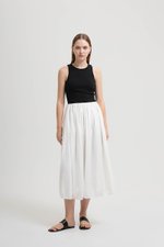 MARGO ELASTICATED PLEATED SKIRT