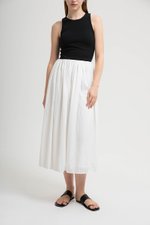 MARGO ELASTICATED PLEATED SKIRT