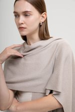 CLAUDELLE KNIT SHAWL WRAP