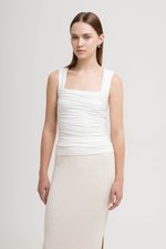 BETTY RUCHED MODAL TOP