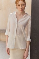 CLOUDLIGHT OVERSIZED SHEER SHIRT