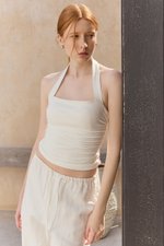 KELLY PADDED HALTER MODAL TOP