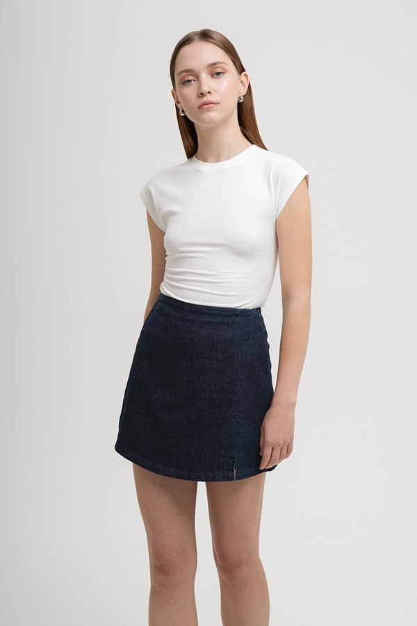 ENZA DENIM SKORT