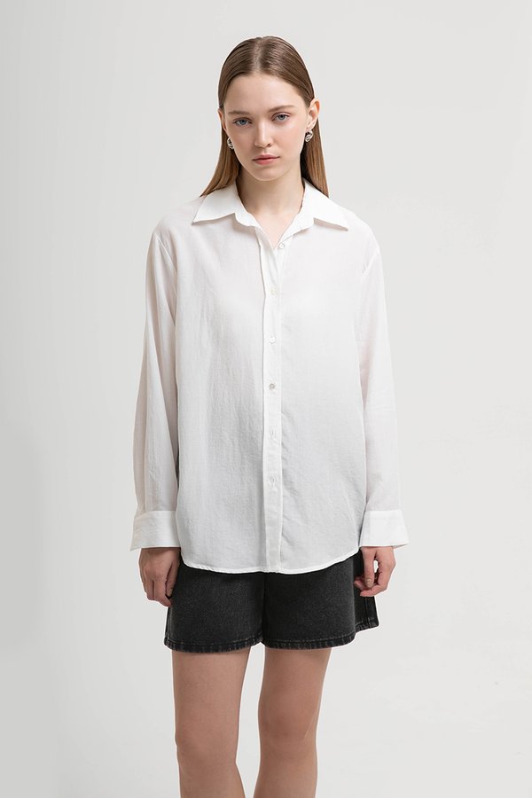 CLOUDLIGHT OVERSIZED SHEER SHIRT