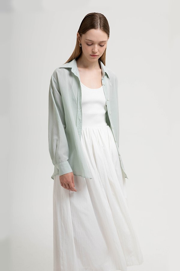 CLOUDLIGHT OVERSIZED SHEER SHIRT