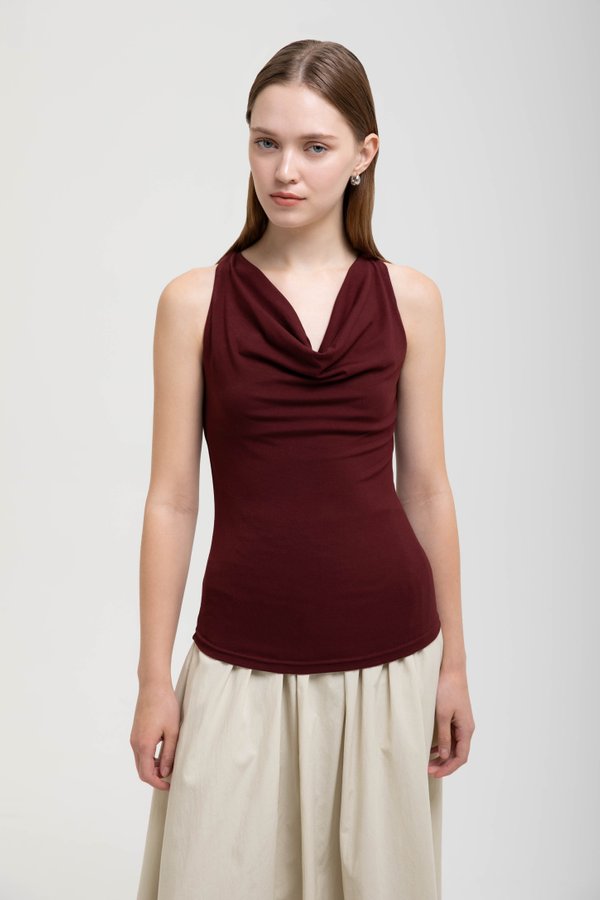 RUBIE COWL TANK TOP
