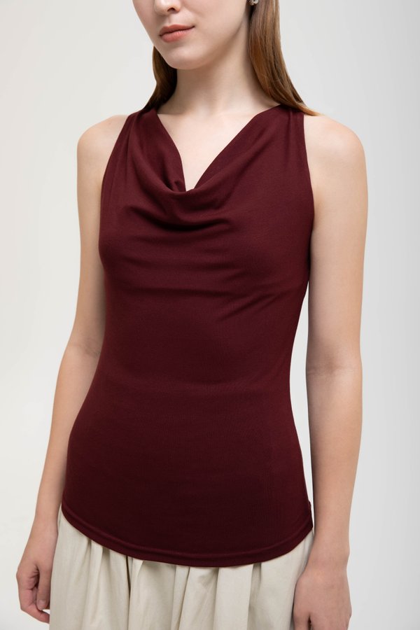 RUBIE COWL TANK TOP