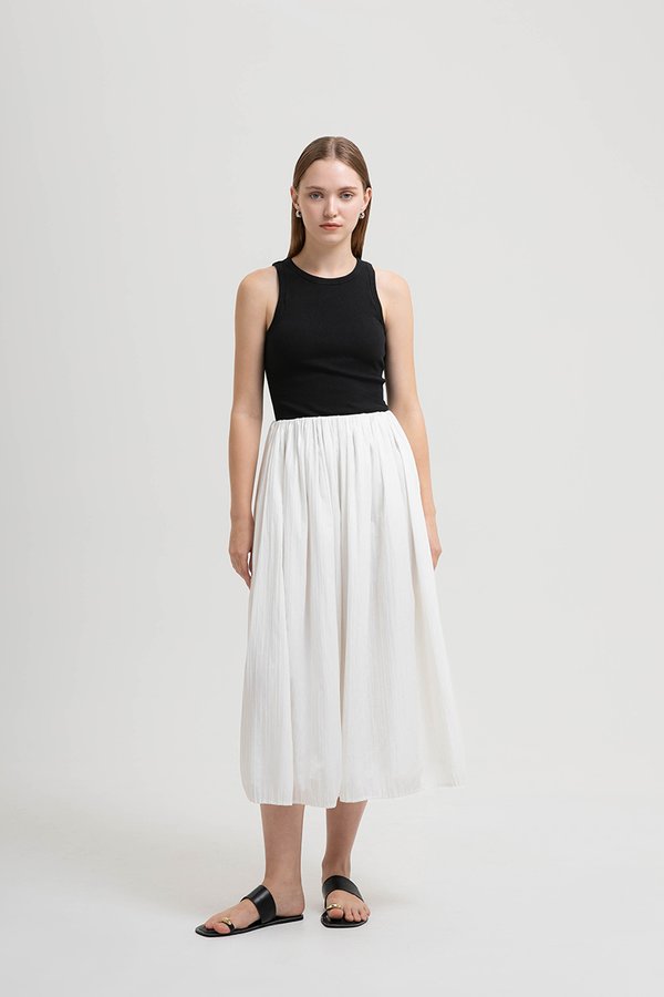 MARGO ELASTICATED PLEATED SKIRT