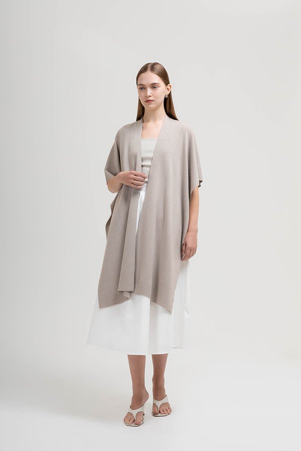 CLAUDELLE KNIT SHAWL WRAP