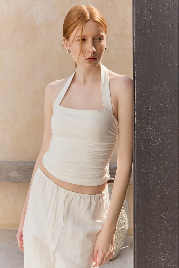 KELLY PADDED HALTER MODAL TOP