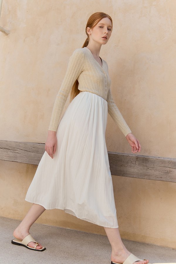 MARGO ELASTICATED PLEATED SKIRT