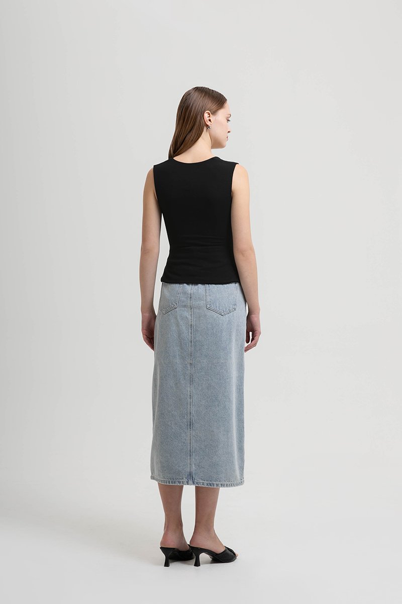 VALERIN SWEET HEART RUCHED TOP