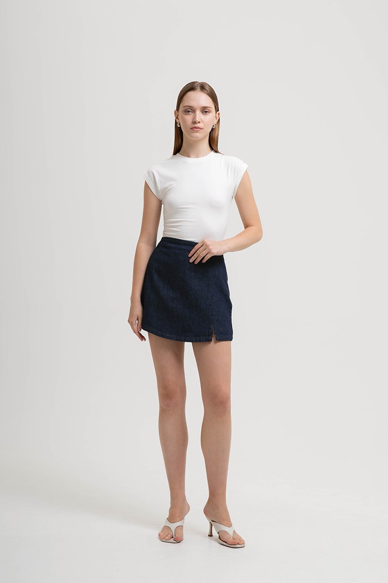 ENZA DENIM SKORT