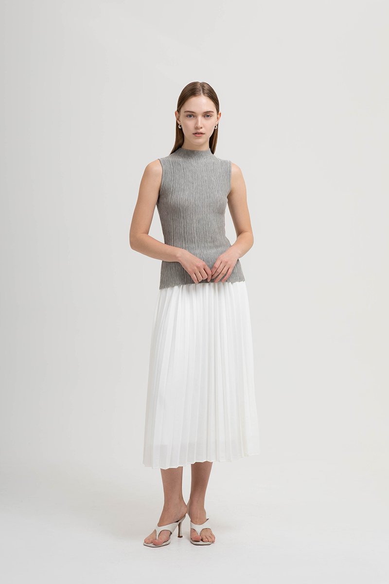 HELDA MOCK NECK KNIT TOP