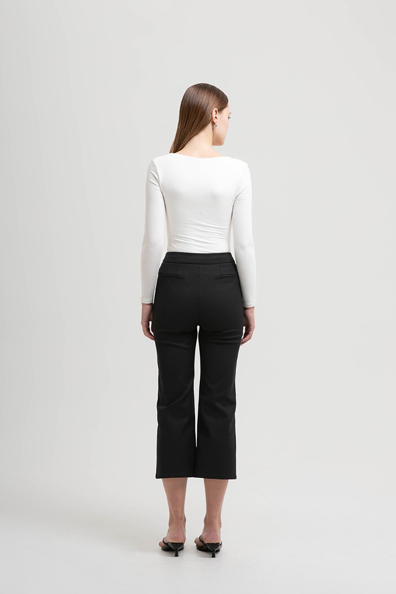 LEONA HIGH WAISTED CROPPED PANTS