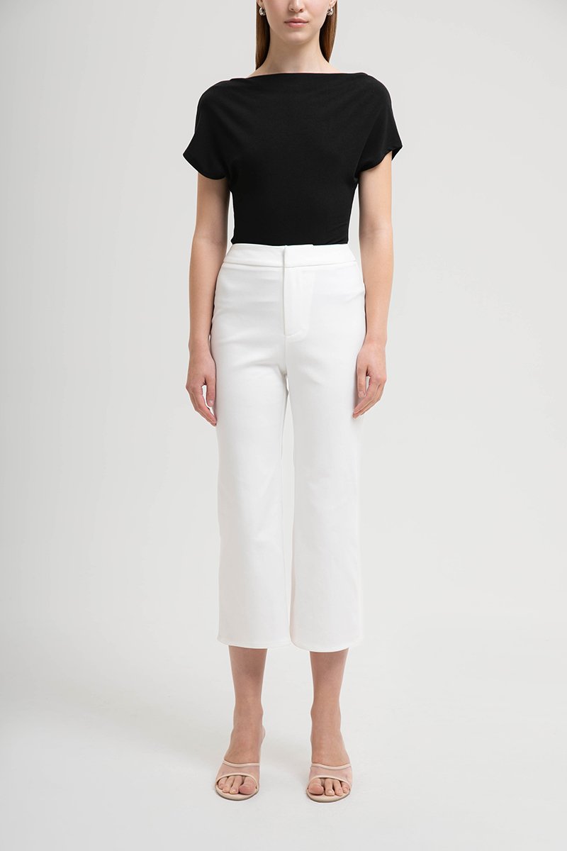 LEONA HIGH WAISTED CROPPED PANTS