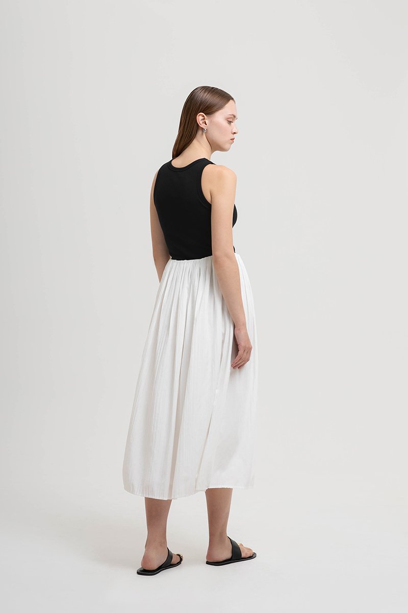 MARGO ELASTICATED PLEATED SKIRT