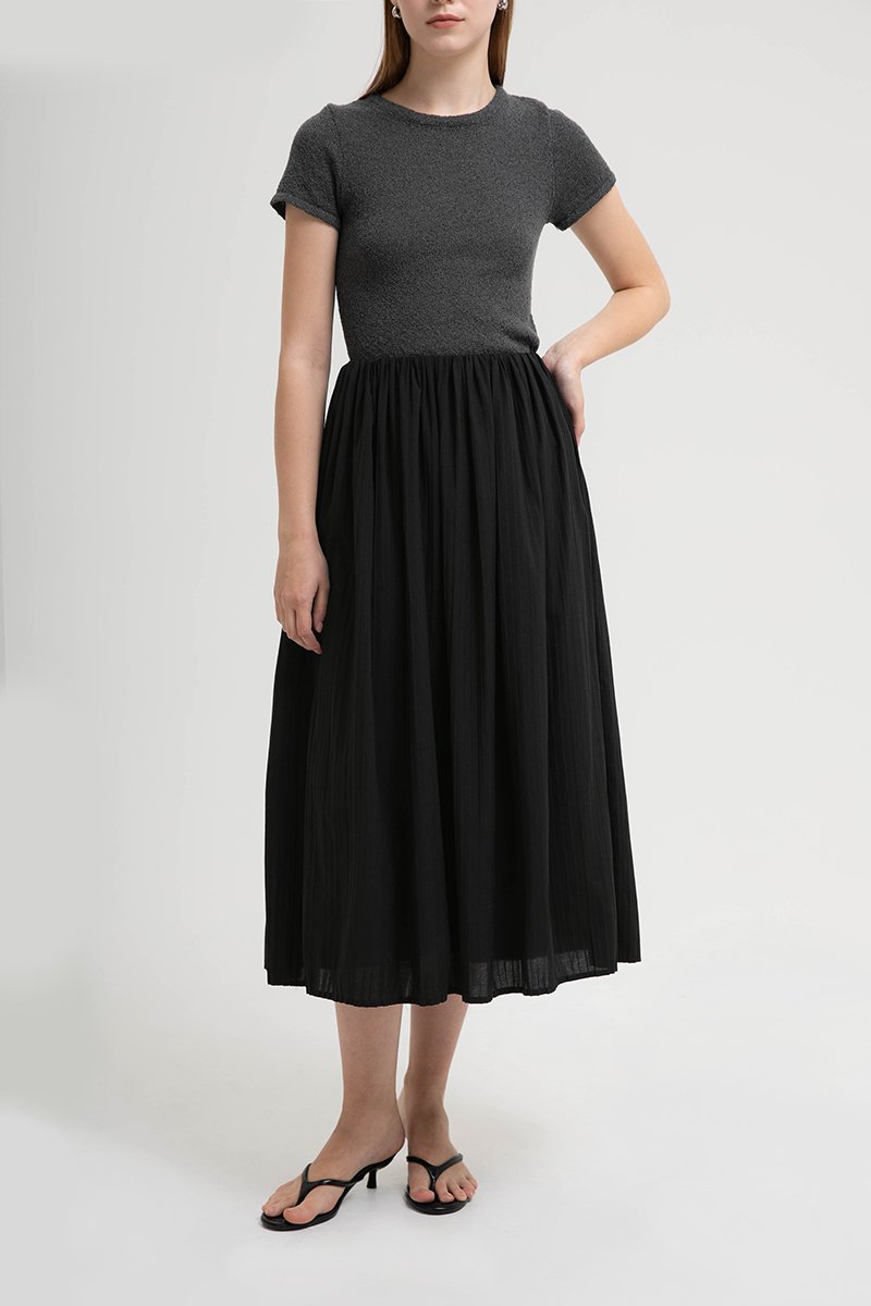 MARGO ELASTICATED PLEATED SKIRT
