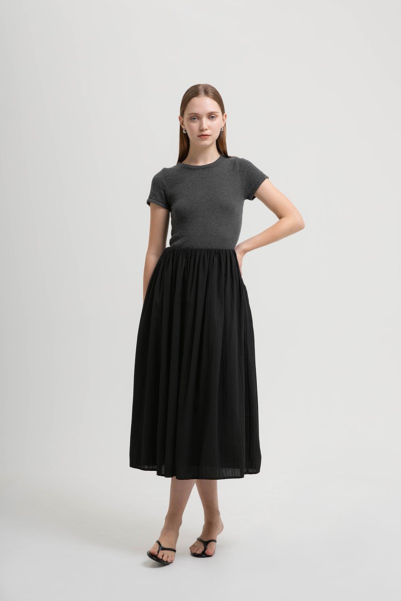 MARGO ELASTICATED PLEATED SKIRT