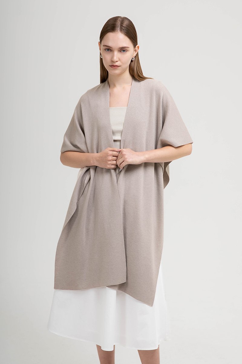 CLAUDELLE KNIT SHAWL WRAP