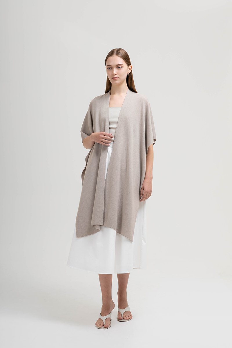 CLAUDELLE KNIT SHAWL WRAP