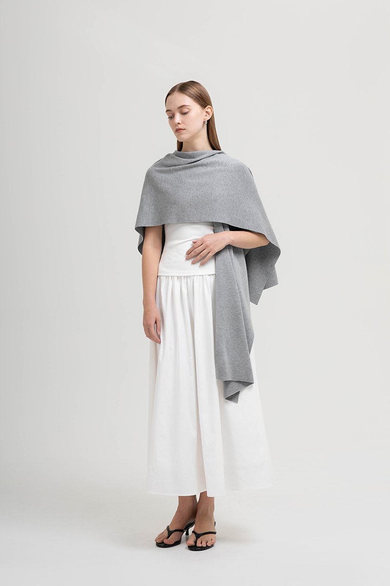 CLAUDELLE KNIT SHAWL WRAP