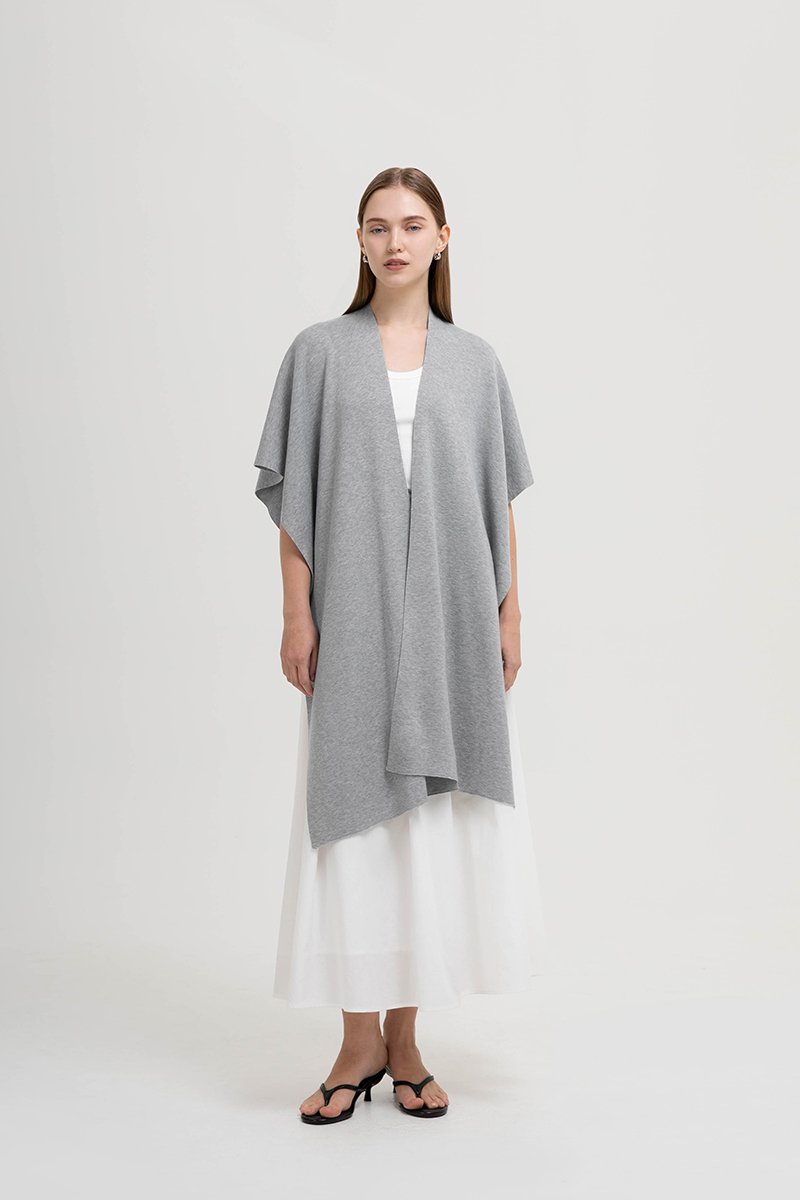 CLAUDELLE KNIT SHAWL WRAP