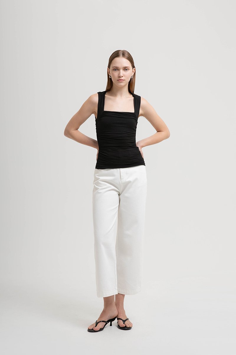 BETTY RUCHED MODAL TOP