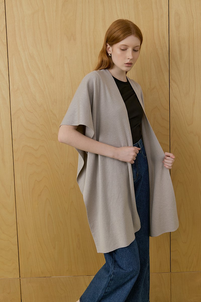 CLAUDELLE KNIT SHAWL WRAP