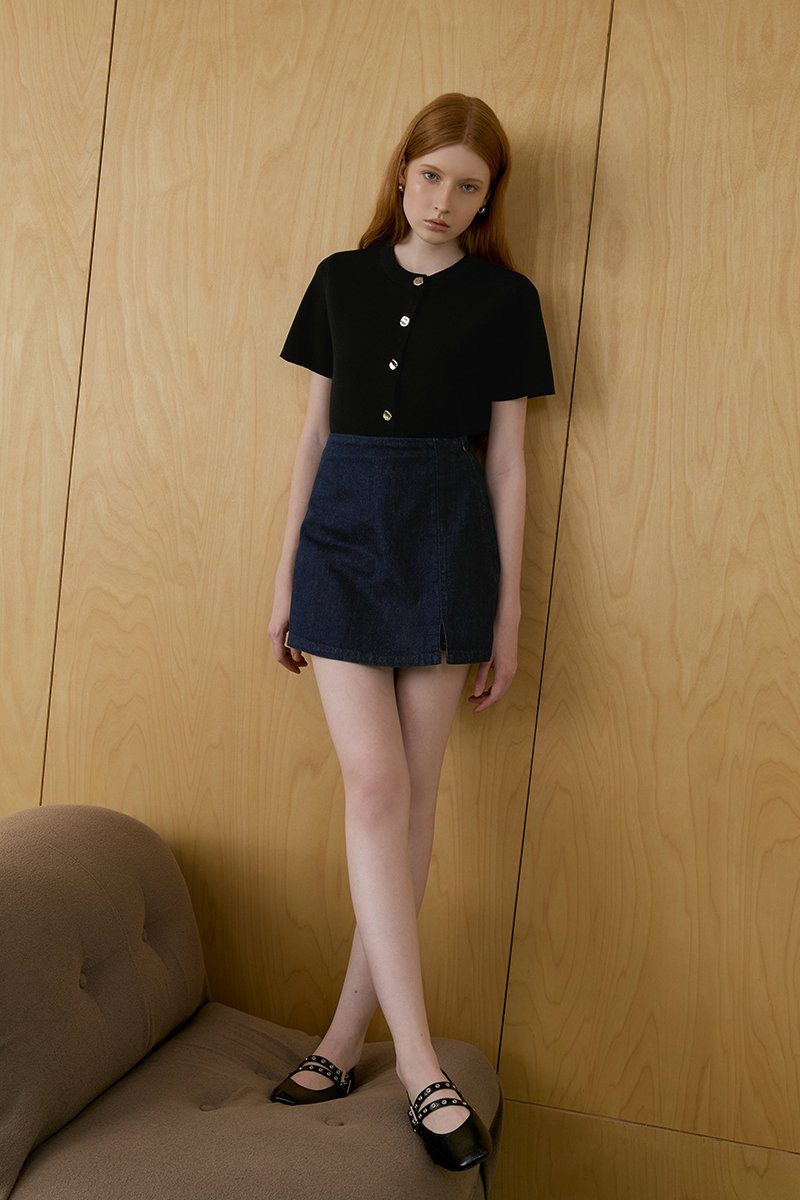 ENZA DENIM SKORT