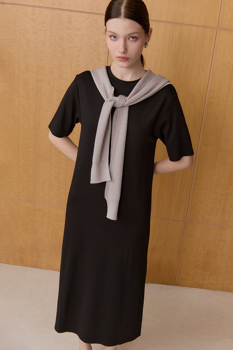 ESMEE OVERSIZED DROP SHOULDER TEE DRESS