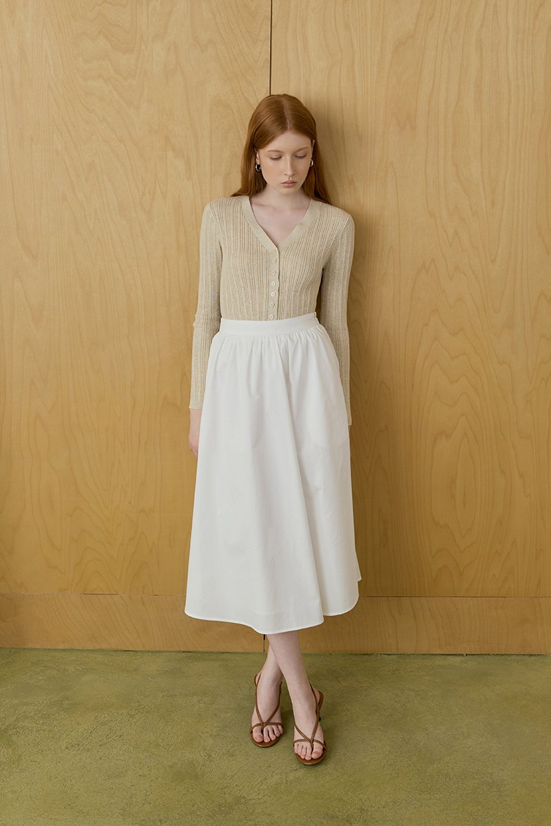 WENDIE FLARE MIDI SKIRT