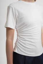 ELLERY RUCHED MODAL TEE