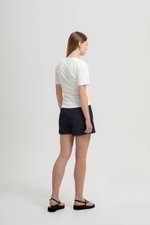 ELLERY RUCHED MODAL TEE