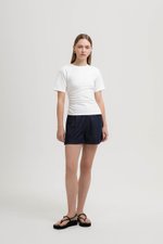 ELLERY RUCHED MODAL TEE