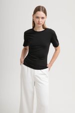 ELLERY RUCHED MODAL TEE