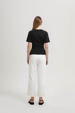 ELLERY RUCHED MODAL TEE