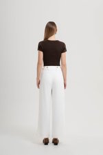 BLAKELY ADJUSTABLE WAIST WIDE LEG PANTS (REGULAR)